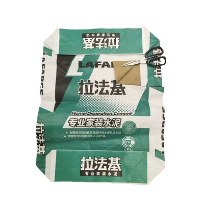 kualitas  Super Moisture Proof PP/Paper Valve Bag For Cement Packaging pabrik
