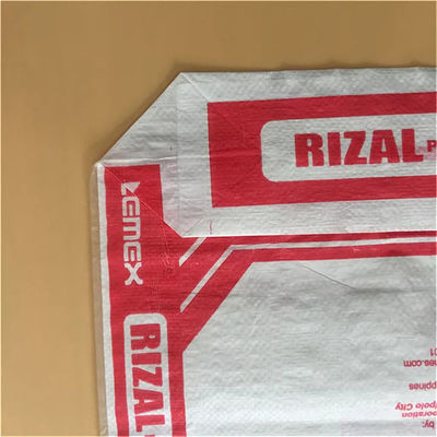 20kg 25kg 30kg Woven PP Bags 40kg 50kg PP Woven Sack Bags Dengan Self Closing Valve