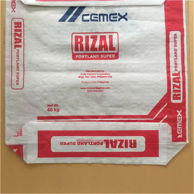20kg 25kg 30kg Woven PP Bags 40kg 50kg PP Woven Sack Bags Dengan Self Closing Valve