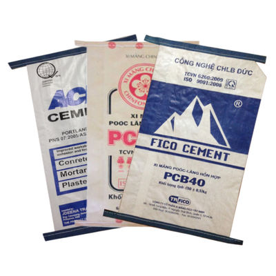 Wpp PP Woven Packaging Bags 20kg 25kg 40kg 50kg Untuk Pigmen Tile Adhesive