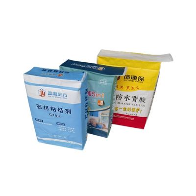 Tas Anyaman BOPP Kosong Blok Bawah Dicetak PP Valve Packaging Bag