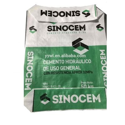 ISO9001 40KG 50KG Tas Kemasan Katup Semen PP Woven Gypsum Powder 25KG Bag
