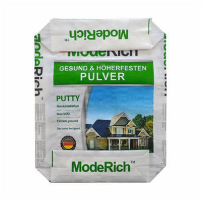 Hot Sale 25KG 40KG 50KG Ad Star Bags PP Block Bottom Bag Pembuatan China Valve