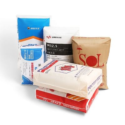 Dilaminasi PP Woven Valve Bag Sack Block Bottom Dengan Self Closing Valve