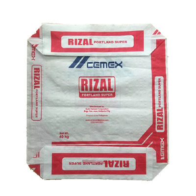 Ad Star 50KG 40KG 25KG Tas Semen Block Bottom Woven PP Valve Bags
