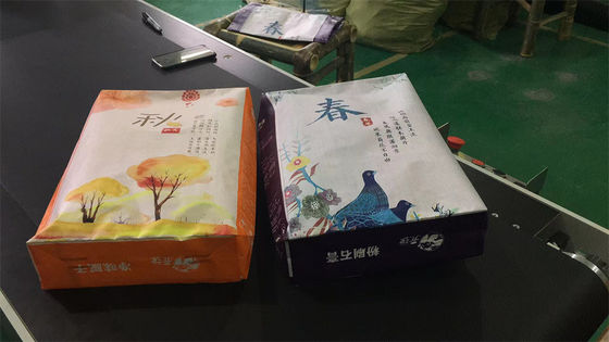 Ad Star BOPP Laminated PP Woven Bags Plastic Cement Block Bottom Bag 40KG 50KG