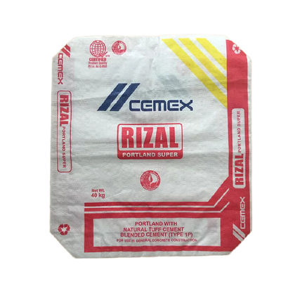 Hot Sale 25KG 40KG 50KG Bintang Iklan Tas PP Blok Bawah Tas Katup Semen Tas Karung Semen
