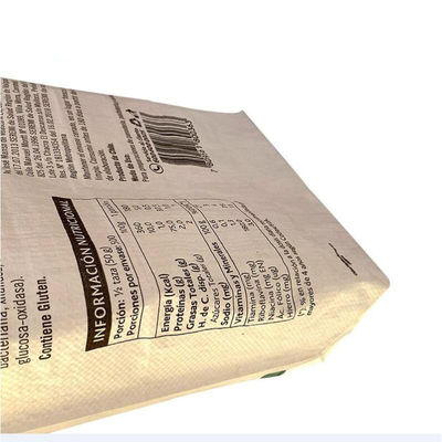 Polypropylene PP Woven Valve Bag Blok Tas Semen Bawah 25kg 40KG 50KG