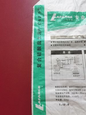 Hot Sale 25KG 40KG 50KG Bintang Iklan Tas PP Blok Bawah Tas Katup Semen Tas Karung Semen