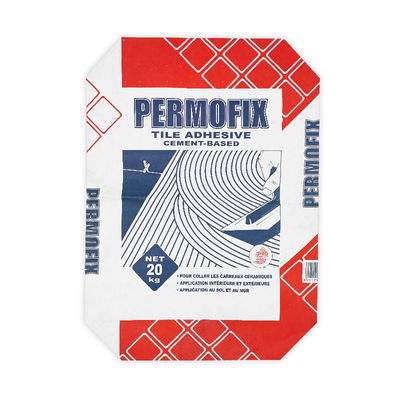 Penjualan panas 20KG 25KG 40KG 50KG PP Valve Block Bawah kantong semen kosong pembuatan China