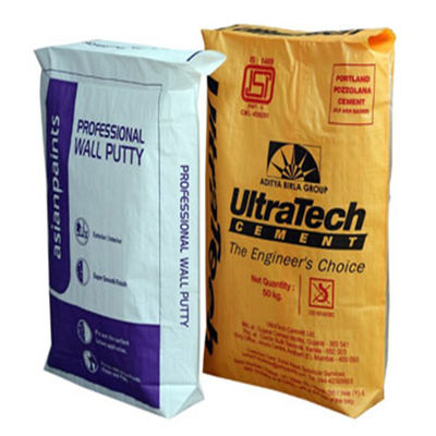 Kantong Kemasan Semen Kosong 20KG 40KG 50KG PP Block Bottom Valve Bag