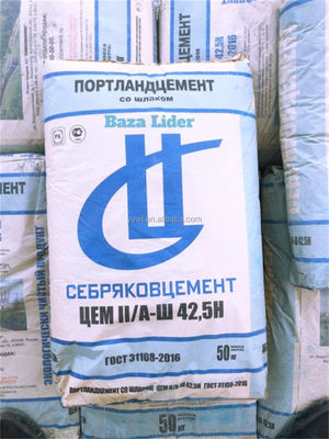 Cetak Offset Karung Kertas 3 Lapis 50kg Tas Semen Kertas Kraft Disesuaikan