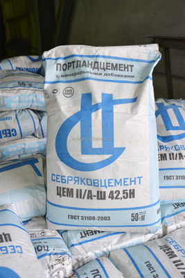 Cetak Offset Karung Kertas 3 Lapis 50kg Tas Semen Kertas Kraft Disesuaikan