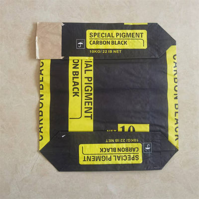 Kustom 90gsm 3 Ply Paper Bags 50kg Kertas Kraft Kantong Semen Kosong ISO14001