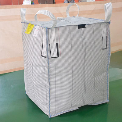 Konstruksi Semen Jumbo Bag Flat Bottom 1 Ton Bulk Bag With Printing