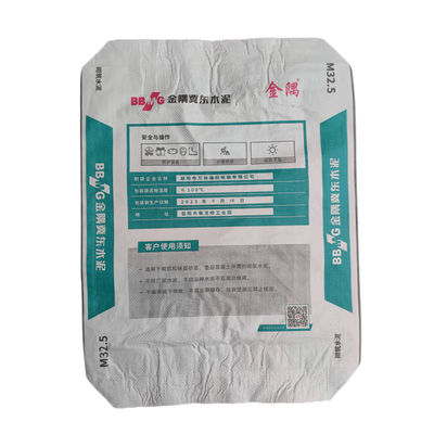 Semen Plastik PP Woven Valve Bag 20gsm Dengan Valve Kraft Brown