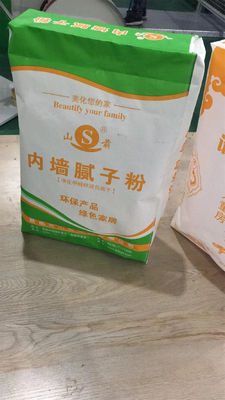 25KG 40KG 50KG PP Blok Kantong Katup Bawah Tas Karung Semen Katup Bintang Iklan