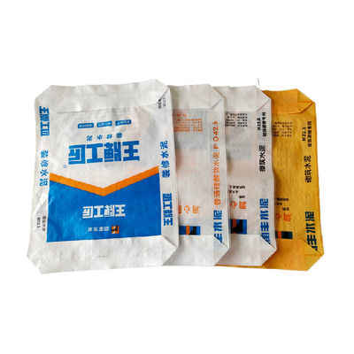 85GSM 50kg Bag Bagian Bawah Kuadrat Kantong Semen Kantong Semen kosong