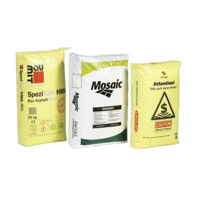 85GSM 50kg Bag Bagian Bawah Kuadrat Kantong Semen Kantong Semen kosong