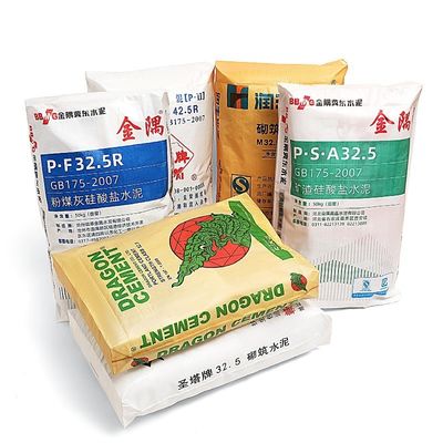 Kantong Tenun Klep Tutup Sendiri Kantong Semen Kosong Kantong Klep PP 20 KG 25 KG 40 KG 50 KG Kantong Semen