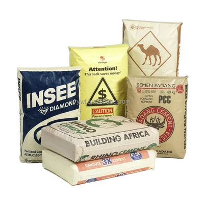 Pengemasan Bahan Bangunan Self-Tutup Kantong Semen PP Dengan Pengemasan Katup