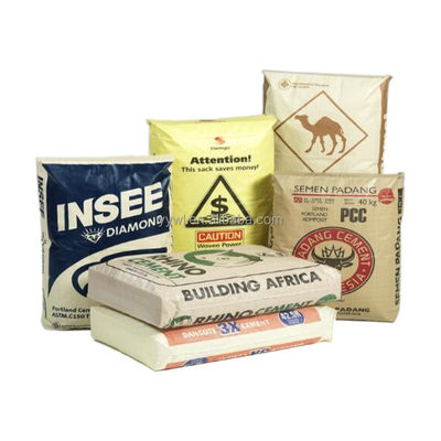 Pengemasan Bahan Bangunan Self-Tutup Kantong Semen PP Dengan Pengemasan Katup