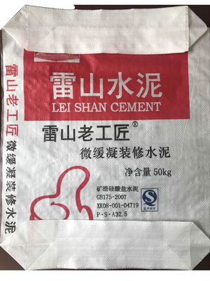 25kg 50kg Eco Friendly Woven Empty Bag Of Cement Plastik Kantong Semen