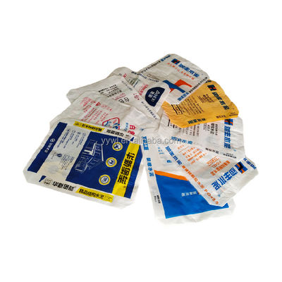 Kantong Semen Bottom Square Custom 20Kg Polypropylene Tile Adhesive Woven Valve Bag