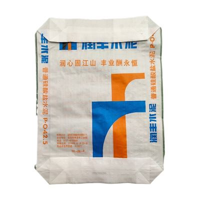 25 KG 40 KG 50 KG PP Woven Cement Sack kosong PP Klep Bag Blok Bagian bawah Dengan Klep