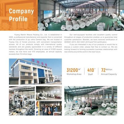 25 KG 40 KG 50 KG PP Woven Cement Sack kosong PP Klep Bag Blok Bagian bawah Dengan Klep