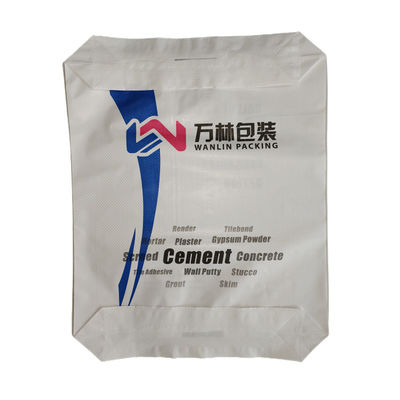 25 KG 40 KG 50 KG PP Woven Cement Sack kosong PP Klep Bag Blok Bagian bawah Dengan Klep