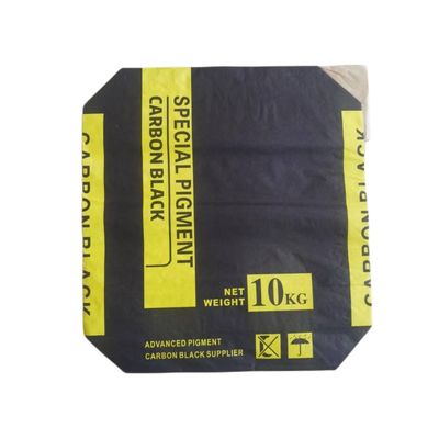 Kantong kemasan kertas multi dinding untuk 10kg 22LB Pigment Carbon Black