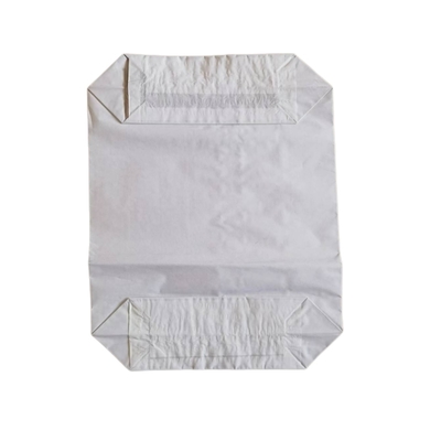 Kantong Semen Kertas 2 Lapis 80GSM 1 Lapis Film Multi Dinding Kertas Tahan Lembab untuk Perekat Ubin 20KG Segel Pegangan 99g / disesuaikan
