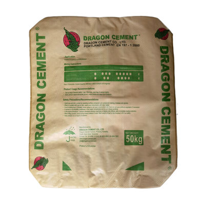 25 KG 40 KG 50 KG Kantong Semen Katup PP Tenun Karung Kosong Kemasan Cetak Flexo Industri