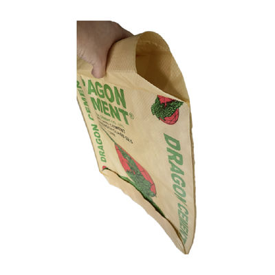 25 KG 40 KG 50 KG Kantong Semen Katup PP Tenun Karung Kosong Kemasan Cetak Flexo Industri