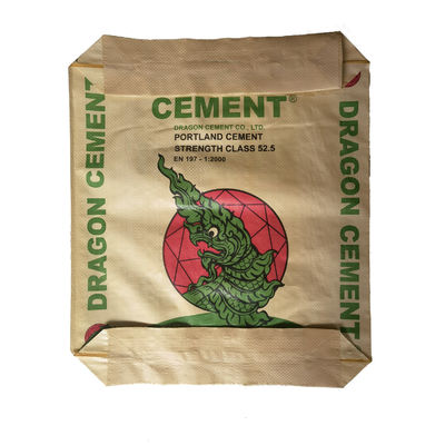 Kantong Woven Cement PP kosong 20Kg 40Kg Kantong untuk Buang Gipsum