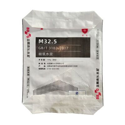 Karung Semen Anyaman PP dengan Katup 25KG 50KG Tahan Lembab