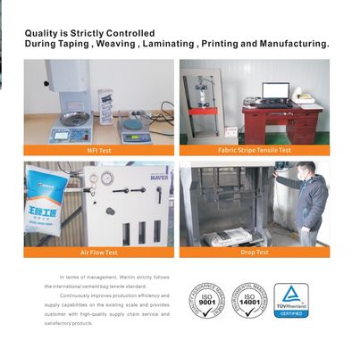 Kantong Valve Semen PP 50KG Tahan Lembab Bersertifikasi ISO