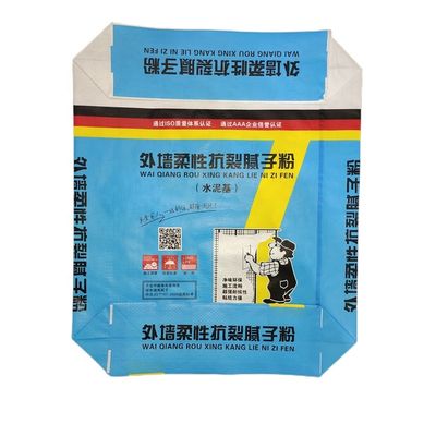 20kg 25kg kantong katup PP dengan BOPP Printing untuk Tile Adhesive