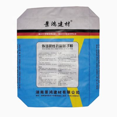 20kg 25kg kantong katup PP dengan BOPP Printing untuk Tile Adhesive