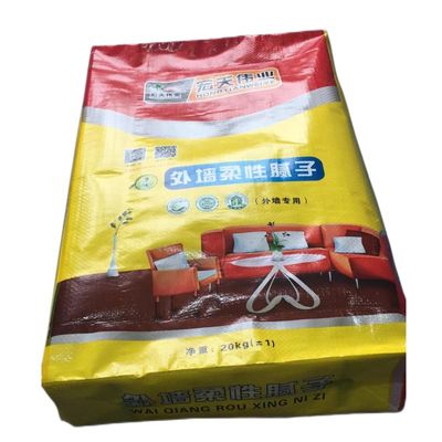 25kg PP Woven Valve Cement Bag dengan Printing BOPP
