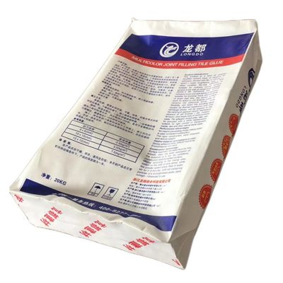 25kg PP Woven Valve Cement Bag dengan Printing BOPP