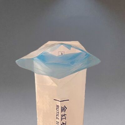 Kantong Katup PE Tugas Berat 25KG untuk Karbon Hitam dengan Katup Tuck In