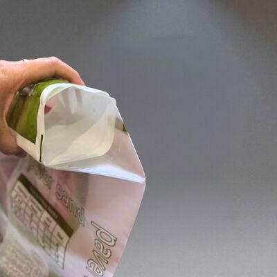 Labyrinth bernapas Heavy Duty PE Valve Bags dengan Center Seam untuk 50LB 22,7kg Paver Sand