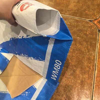 PP/Kotak Katup Kertas Super Kelembaban Proof Untuk Kemasan Semen