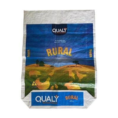 Kantong Makanan Hewan BOPP Printing Open Top Square Bottom Waterproof PP Woven Bag untuk Makanan Hewan