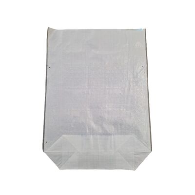 Buka mulut persegi bawah PP Woven Bag dengan Laminasi untuk 20kg 25kg Animal Feed Packaging Flexo Printing