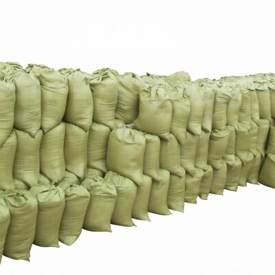 Kantong Pasir Tahan UV 50LB 25kg 50kg Kantong Woven PP untuk Pasir dan Pertanian Konstruksi