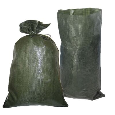 Kantong Kain PP berkualitas tinggi 50kg dengan cetak offset dapat didaur ulang untuk kemasan beras semen pupuk biji-bijian